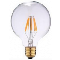 LED G80 6W FILAMENT BULB GLASS RETRO 85-265V CHANDELIER USED SAVING ENERGY LAMP EU MODEL thumbnail image