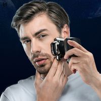 9D Electric Head Shaver Men Electric Razor Nose Hair Sideburns Trimmer Waterproof Wet/Dry Grooming thumbnail image