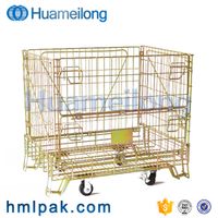 European medium duty stackable wine storage galvanized wire mesh container thumbnail image