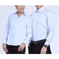 Lady office shirt blouse work uniforms shirts blouse for man and woman thumbnail image