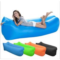 Inflatable sofa bed waterproof light sleeping bag Camping portable air Nylon bed adult beach lounge thumbnail image
