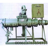 Liquid and solid separating machine for animal waste thumbnail image