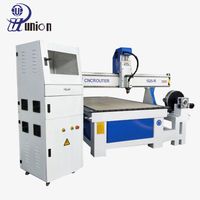 3D Router CNC 4 Axis 1325 Wood Carving Machinery With Rotary Axis For Furniture Legs thumbnail image