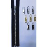 Custom branded new design zipper slider metal zipper pull thumbnail image