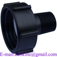 PP IBC Tote Tank Adapter/Coupling DIN 71 Male to 2" BSP Female Drum Coupling thumbnail image