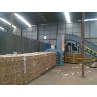 HFBALER Full Automatic Waste Paper Bale Press Machine with conveyor YDW200 thumbnail image
