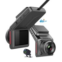 4G video camera 2 lens car dvr 4g dashcam wifi gps camera thumbnail image