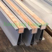 6061 Aluminum scaffolding beam 150x90mm with wood fitter thumbnail image