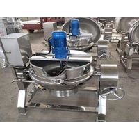 Tilting steam-jacketed kettle with mixer for syrup sauce thumbnail image