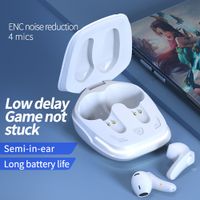 Hot CE ROHS FCC F69 TWS Headphone Stereo Sports ENC wireless Earbuds with Microphone thumbnail image
