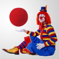 Free Sample Party Sponge Ball Red Foam Clown Nose for Halloween Masquerade Ball thumbnail image
