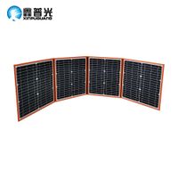 Mono Solar Panel Folding Bag 18V 80W 340x410 Connected Junction Box with DC Socket&USB thumbnail image