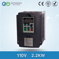 110V 2.2kw VFD Variable Frequency Drive Inverter / VFD Input 1or3HP 110V Output 3HP 110V frequency i thumbnail image