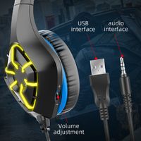 Headphones Deep Bass Stereo Over Head Earphone for PS4 phone PC XBOX Laptop Gaming Wired Headset thumbnail image