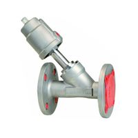 SS304/316/316L Double Acting Spring Return Pneumatic Angle Seat Valve thumbnail image