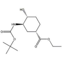 Ethyl(1S,3R,4R)-3-((tert-butoxycarbonyl)amino)-4-hydroxycyclohexane-1-carboxylate thumbnail image