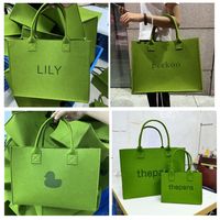 Wholesale Custom trendy handbags fashion Women's Felt Bags handbags with Handle thumbnail image