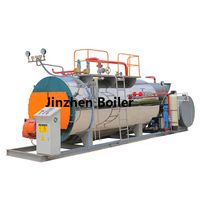 quick installation 1-10ton Gas diesel oil steam boiler for Industrial laundry wash machine thumbnail image