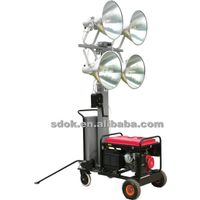 Mobile lighting tower,Hydraulic Mobile Light Tower,trailer type mobile construction ligh thumbnail image