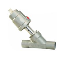 SS304/316/316L Double Acting Spring Return Pneumatic Angle Seat Valve thumbnail image