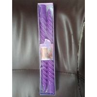 Spiral Candles silver colour 10 Inch thumbnail image