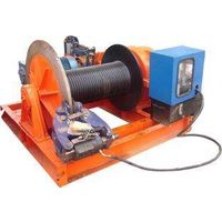 Electric winch Hoist Consisting of A Horizontal Cylinder thumbnail image