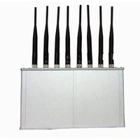 High Power 8 Antennas 16W 3G 4G Mobile phone WiFi Jammer with Cooling Fan thumbnail image