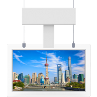 Ultra Thin Double-sided Hanging LCD Digital Signage Kiosk for Advertising thumbnail image