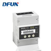 DFUN DFPM93 3 Phase Power Meter Din Rail Electricity Energy Meter thumbnail image