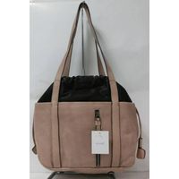 Constrast Color Leather Bucket Bag thumbnail image