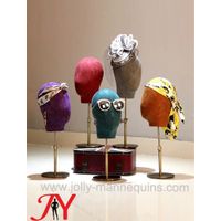 Jolly mannequins-Colored fabric cover velvet female dress form mannequin display head- Miya colors01 thumbnail image