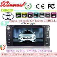 6.2" double din HD touch screen car multimedia for Toyota COROLLA with GPS,BT,Radio,DVD,USB,SD,3G,MI thumbnail image
