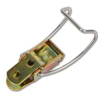 XTL-HC255-161ZT Hook type buckle, yellow galvanized iron little latch, long curved hook for toolbox thumbnail image