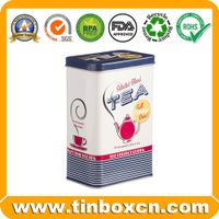 Tea Tin,Tea Box,Tea Caddy,Tin Tea Box,Tin Tea Can thumbnail image