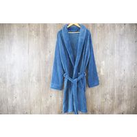 Thick Warm Pure Dyed 100% Polyester Bathrobe thumbnail image