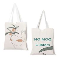 Low moq wholesale custom canvas tote bags thumbnail image
