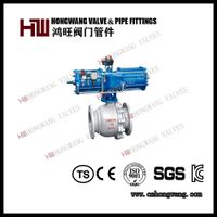 High Quality Carbon Steel Pneumatic Ball Valve Wcb Ball Valve with Pneumatic thumbnail image