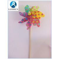 Plastic Windmill Spinner Pinwheels Home Garden Yard Decoration Kids Toys New thumbnail image