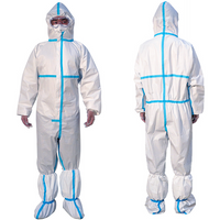 Disposable Antistatic Breathable Type 5-6 Suit Laminate Microporous Coverall thumbnail image