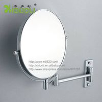 Hotel bathroom 8inch magnifying mirror 3X thumbnail image