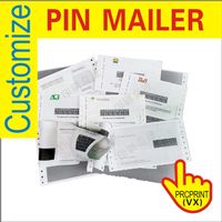 Pin mailers for bank ATM card pin code password Confidential envelopes thumbnail image