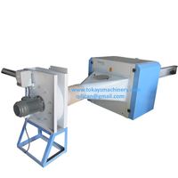 Fiber opening and pillow filling machine with single nozzle thumbnail image