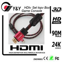 HDMI cable Gold Plated support 4k*2k 3D / ODM manufacturers thumbnail image