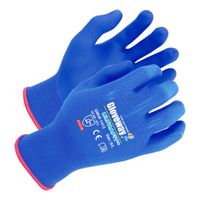 18 guage Blue Nylon/Spandex liner Blue SUPREMAX FOAM Nitrile palm coated gloves(GWUF-1412) thumbnail image