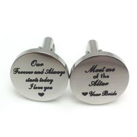 Father of The Bride Stainless-Steel Cufflinks thumbnail image