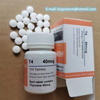 T4 (Thyroxine) ( 40mcg/tablet ,100 tablets/bottle ) oral bodybuilding tablets thumbnail image