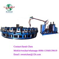 Pu injection mixing machine Memory pillow foaming turntable production line thumbnail image