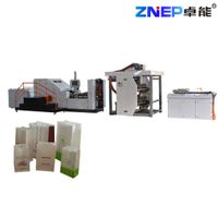 ZD-F350 ZNEP New food shopping Square Bottom Paper Bag Making Machine with inline printing function thumbnail image