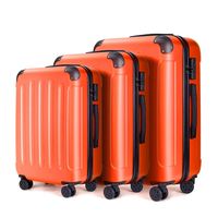 trolley case luggage travel bags and hard suitcase ABS PC carry on luggage thumbnail image
