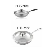 304Stainless steel pot-embossing wok thumbnail image